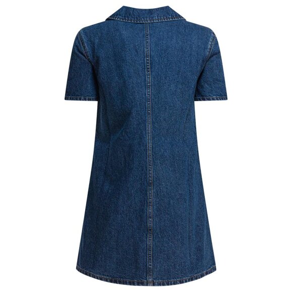 Self-Portrait Denim Dress With Bow Detail tag size 10 Women - Picture 2 of 4